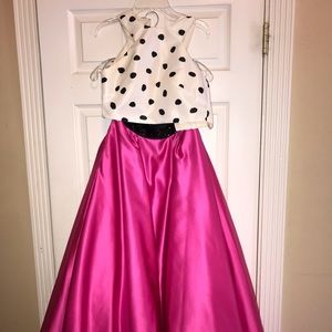 Sherri Hill two piece gown!